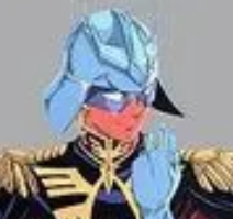 Char Aznable, but A highly compressed.